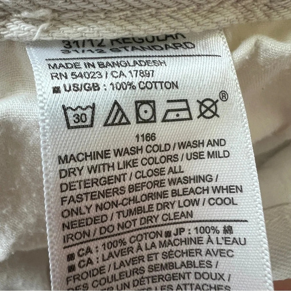 BANANA REPUBLIC Lou Ultra High Rise Cargo Pants Transition Cream Size 31 / 12 - Picture 5 of 10